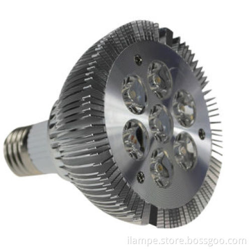 7W Warm White PAR30 LED Spotlights with High Brightness 35mil Epistar Light Source